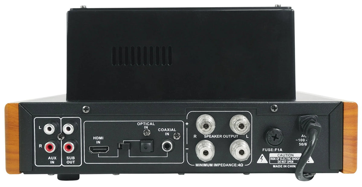 BluTube Bluetooth Rockville Tube Receiver WD + Speakers Amplifier/Home (2) Tower