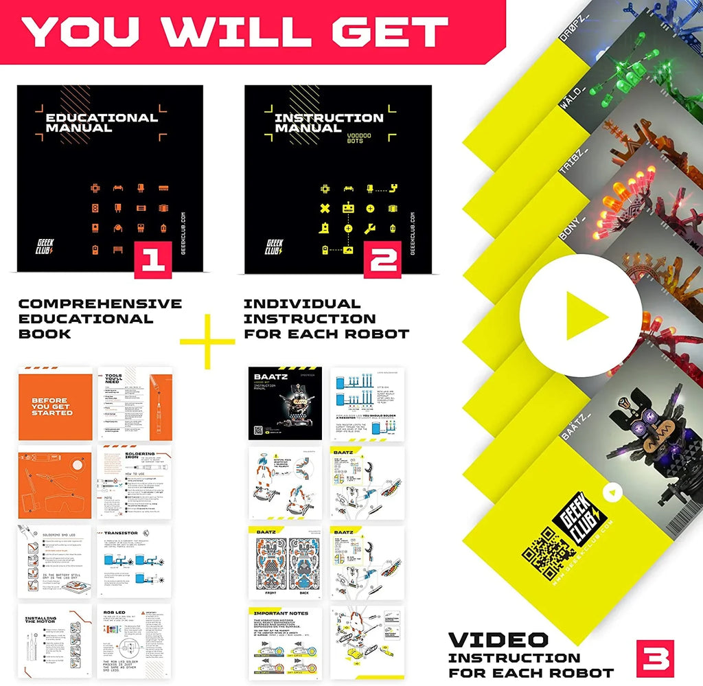 Circuit Voodoo full 7 ROBOTS set Printed Boards
