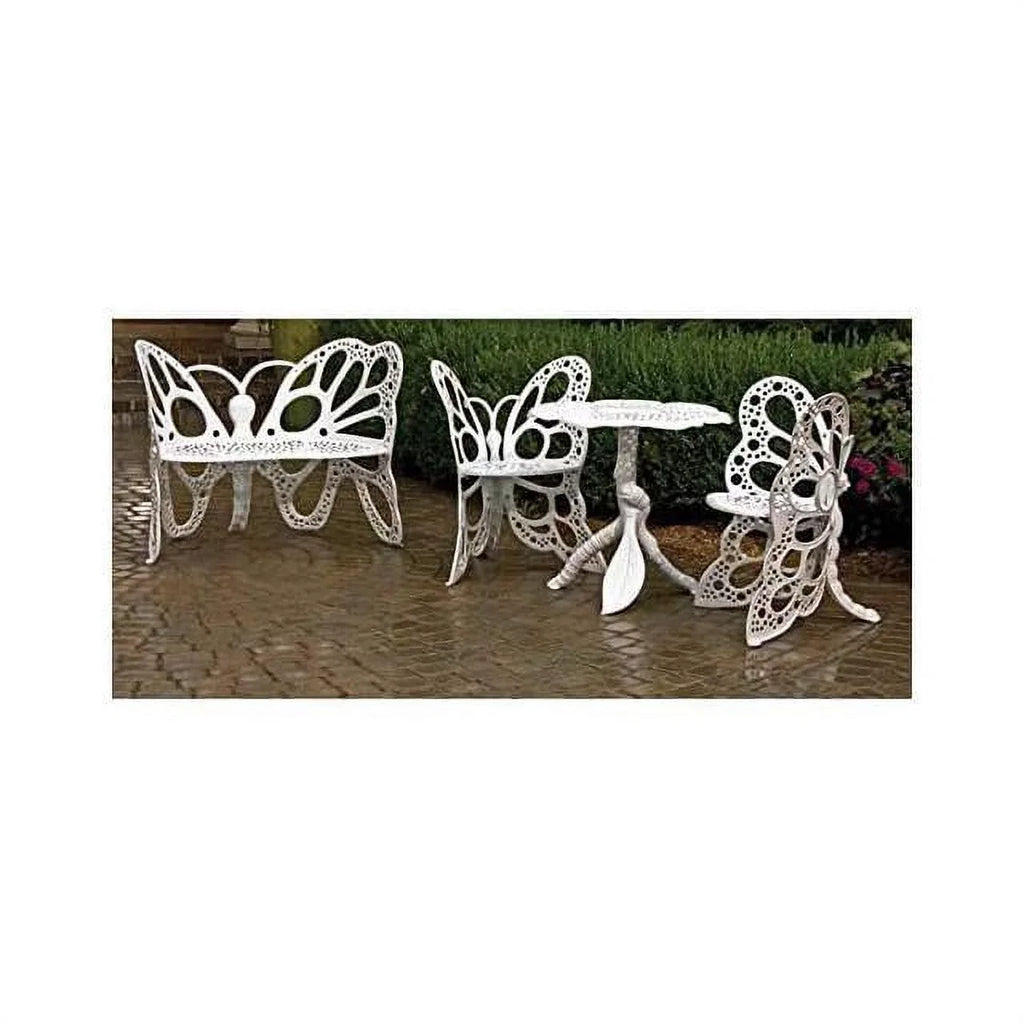 Deluxe - White Set Butterfly FlowerHouse Garden