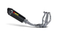 setup Akrapovic Exhaust Fiber Muffler - Line Full Racing Carbon S-S13R2-RC