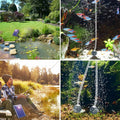 Pump Fish Pump Solar Air Pool 2 Air Oxygenation With Solar 2 Pond Fish Air Pump 2 Aerator With Huiop Bubble With Pipe 2 Bubble Aerator Pipe pump,6w Leeofty Dsfen Pump