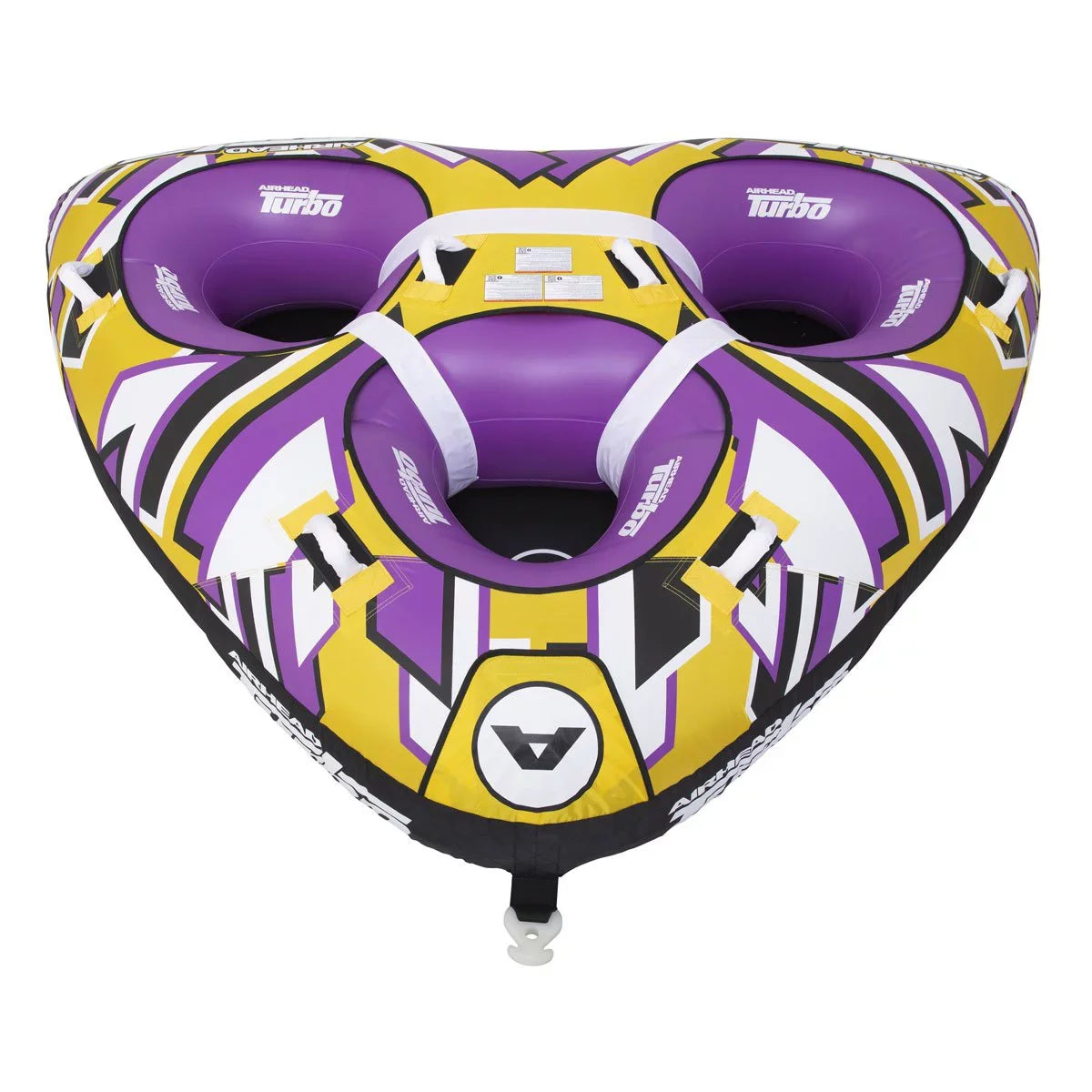 Person 81" Turbo Water 3 Tube Inner Airhead Boat 107" Blast air-filled x Towable