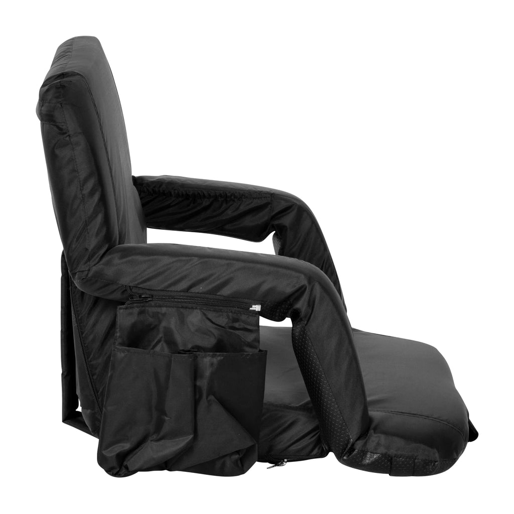 Flash Stadium Black Wide Furniture Extra Chair, Fabric Malta