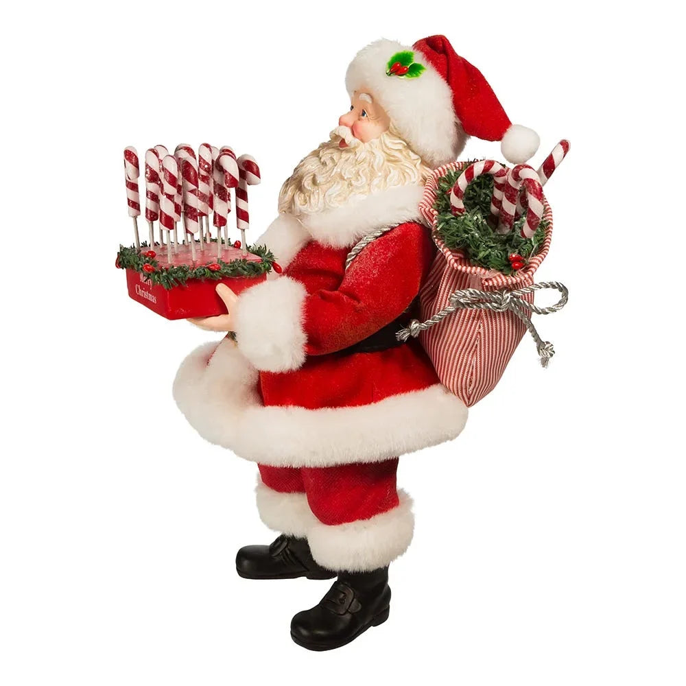 Cane Adler Santa Kurt Fabriché 10.5-Inch Candy with Tray