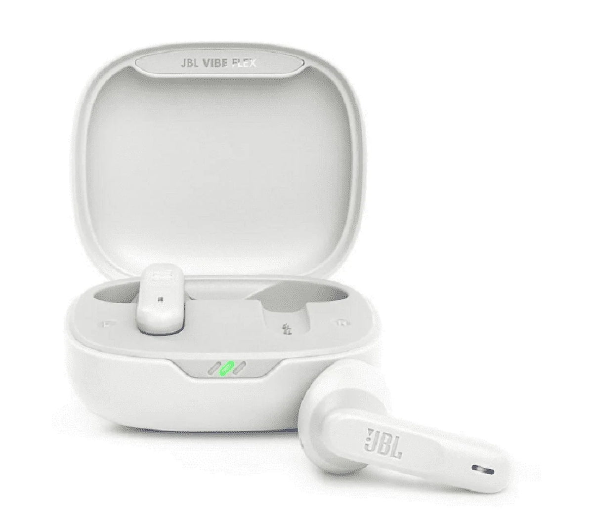 White Vibe JBL Earbuds, Flex 990090979 Refurbished Wireless