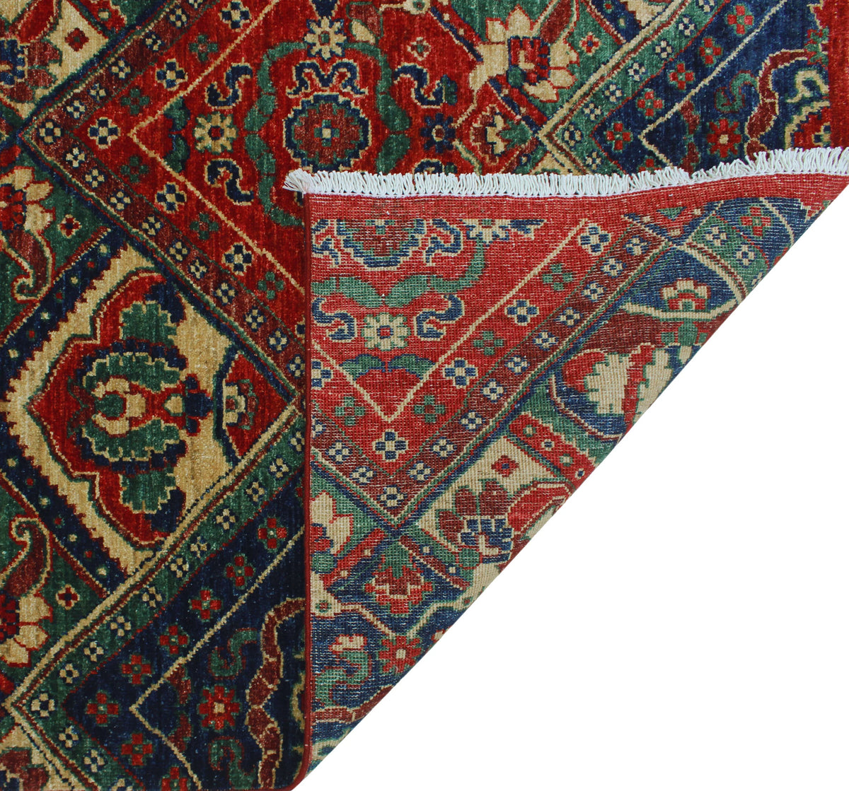 Aria Red/Blue Reggie x 9'10" Rug, 7'11"