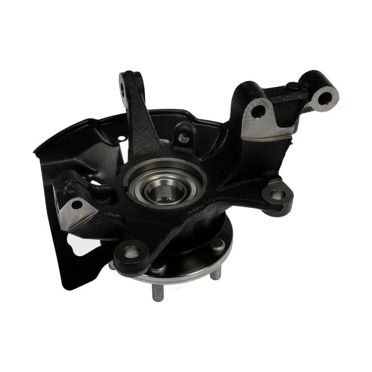 AutoShack CX-9 2010 Wheel 2015 2.5L 2007-2013 Knuckle 2012 Bearing Assembly CX-7 Front 2007 Lugs AWD 2011 V6 Side Hub Mazda Steering for 2.3L 5 FWD 3.5L and 2014 3.7L 2009 Replacement 2008 Driver