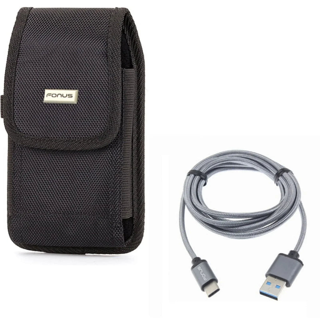 3a Gray Motion USB P6Q - Long - Braided Durable XL Case 3 Pixel XI Vivo XL XL Holster for BLU Plus Cable Wire Coolpad Rapid w Blackberry Rugged G9, Belt Legacy Sync Google Type-C - 10ft Charge