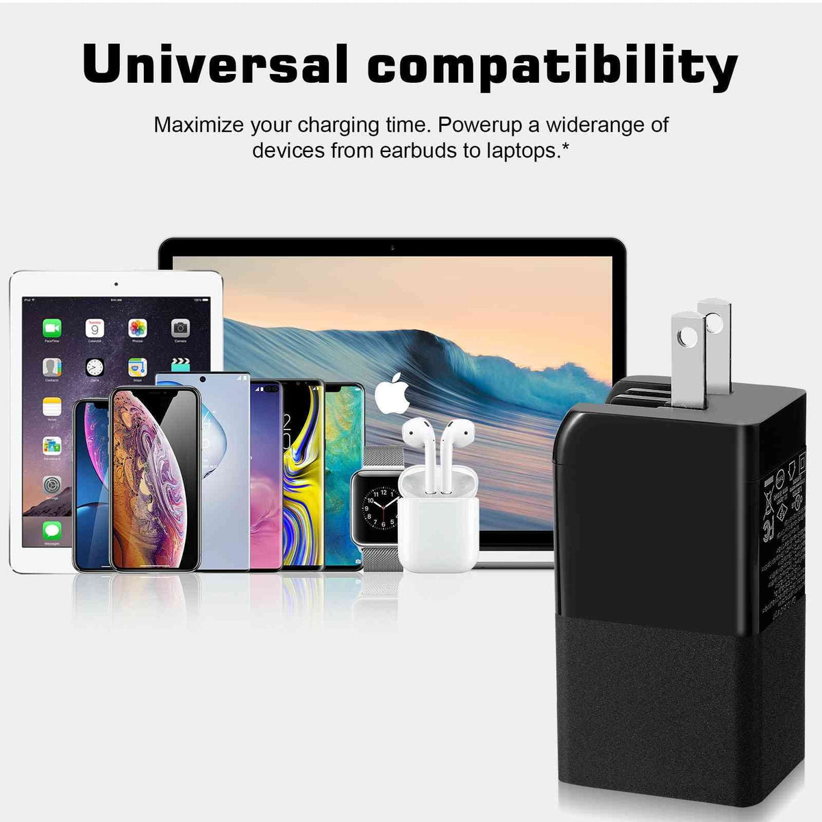 High-Speed Dual Oppo Ace, Youth/Reno3 with MacBook, Travel Charging Google 65W & with Reno3 Compatible Ports iPhone, 5G/A91/K5/Reno 3 Deck Steam Fast Pixel, UrbanX USB-C Galaxy, USB Charger