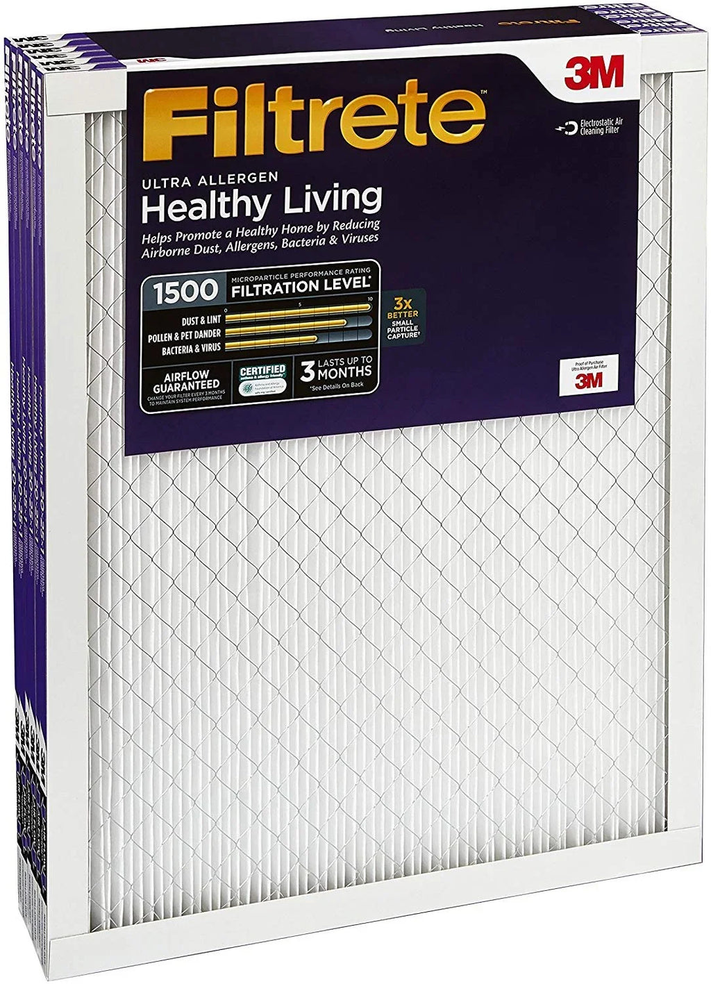 Reduction AC Filter, Furnace 16 1500, Air x Ultra 1, Filtrete MPR 6-Pack x Healthy Allergen Living 25