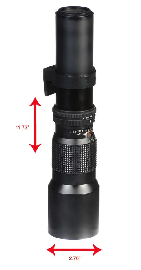 Canon High Rebel Focus EOS Manual 1000mm Power XSi Lens