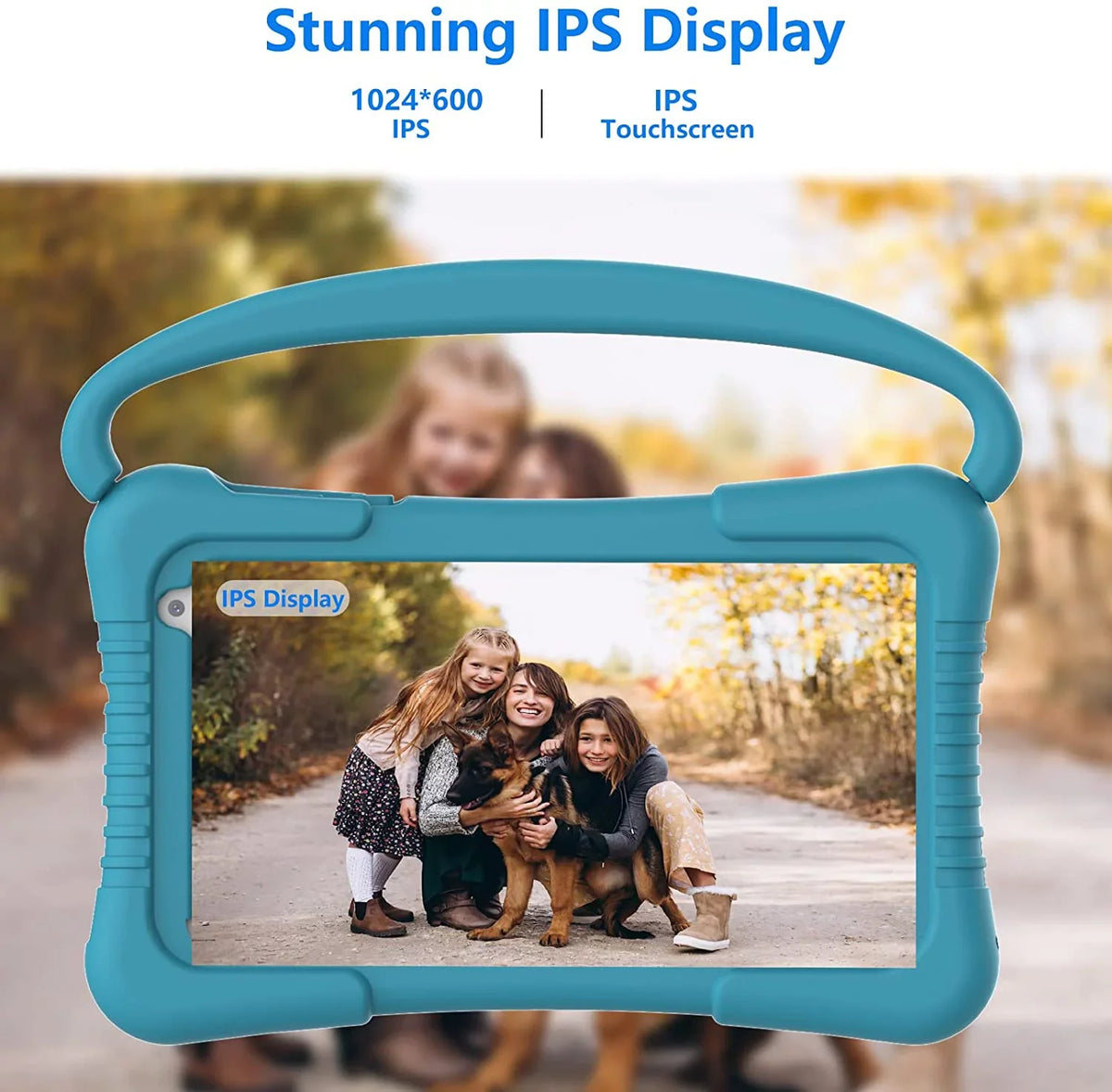 Parental Educational Tablet WiFi Tablet Dual inch Kids 32G 2GB Games with Tablets Toddler Camera Tablet 11 Pre-Installed YouTube Kid-Proof Android Kids RAM Software Kids 7 Control, for Netflix. Kids