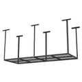 Systerm,Heavy Metal Ceiling 3x8ft Duty Storage Racks,660lbs Garage Storage Organization Weight Garage Storage Rack,Adjustable Garage Capacity,Black Overhead