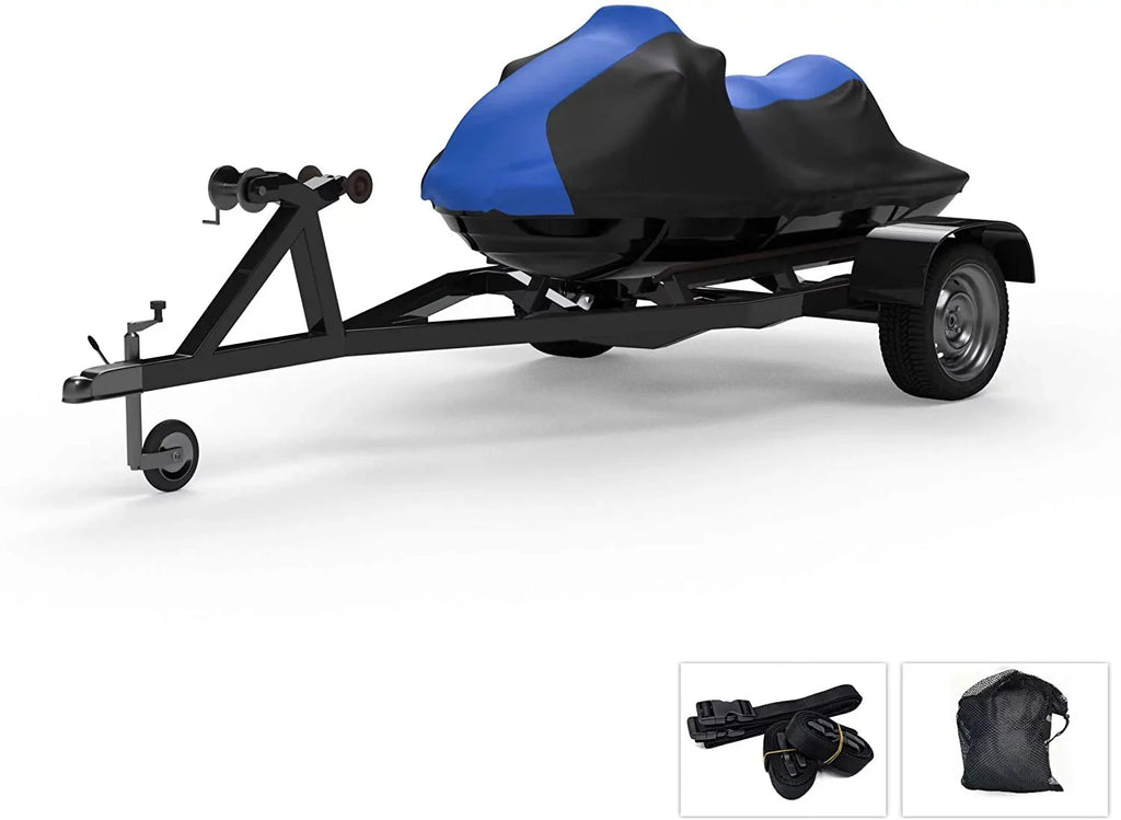 Yamaha - Straps Jet Sun, 1200 Runner Trailer Ski Color Blue/Black for All and XL Ltd Rain, Storage 1999-2000 Includes Weatherproof - Weather Covers Wave - and Protects from More! Trailerable Bag -