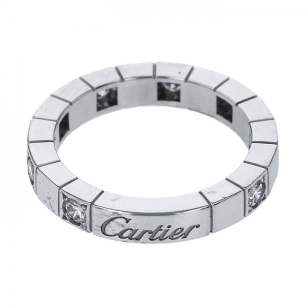Pre-Owned K18WG Ring Gold Cartier Raniere (Good) White