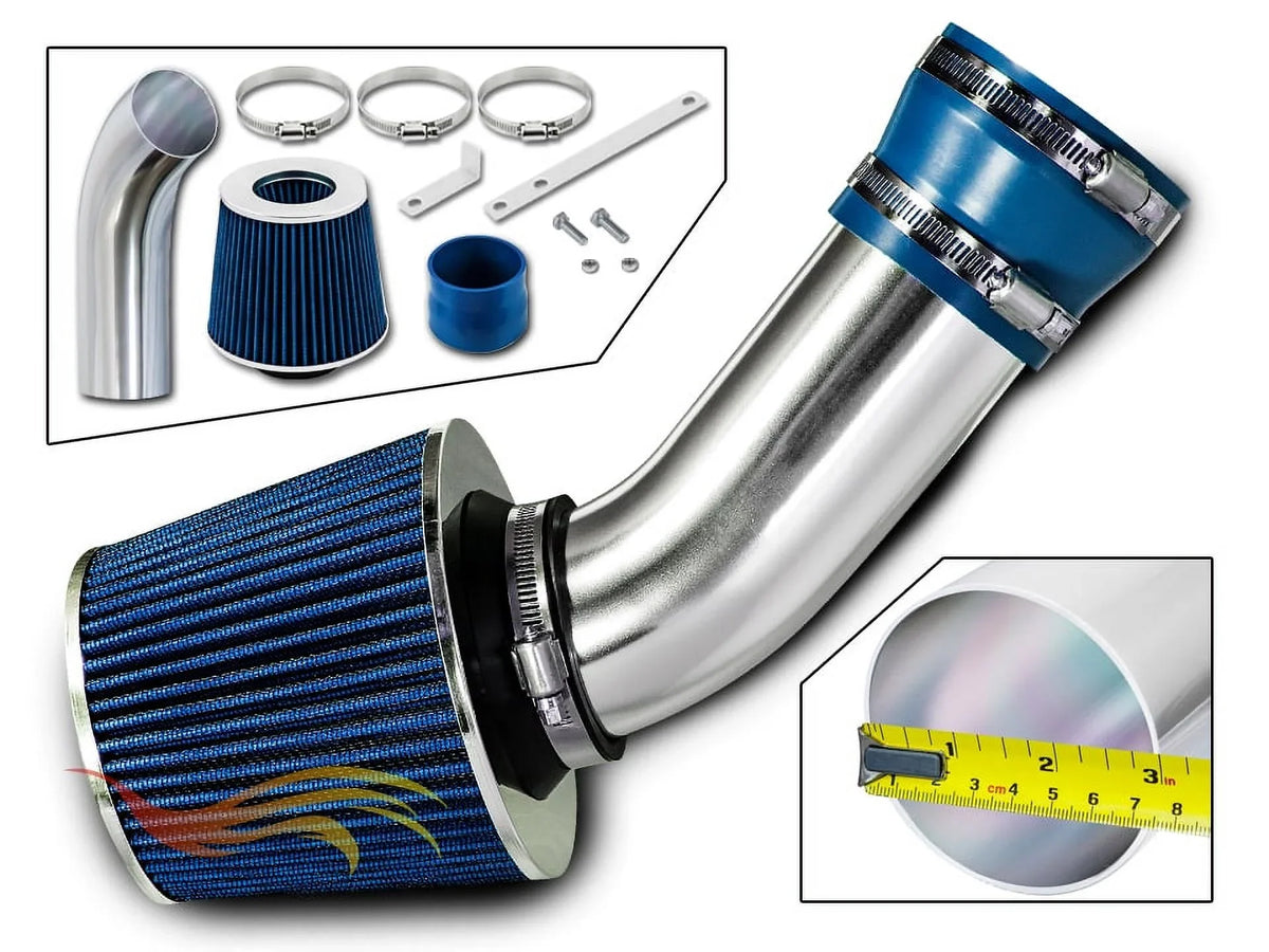 Short Mercedes / Kit Air Compatible Racing Ram CLK320 98-03 Filter 98-03 / 98-03 E420 / / E320 E340 BLUE ML320 98-02 Combo + Intake For 97 Benz Rtunes