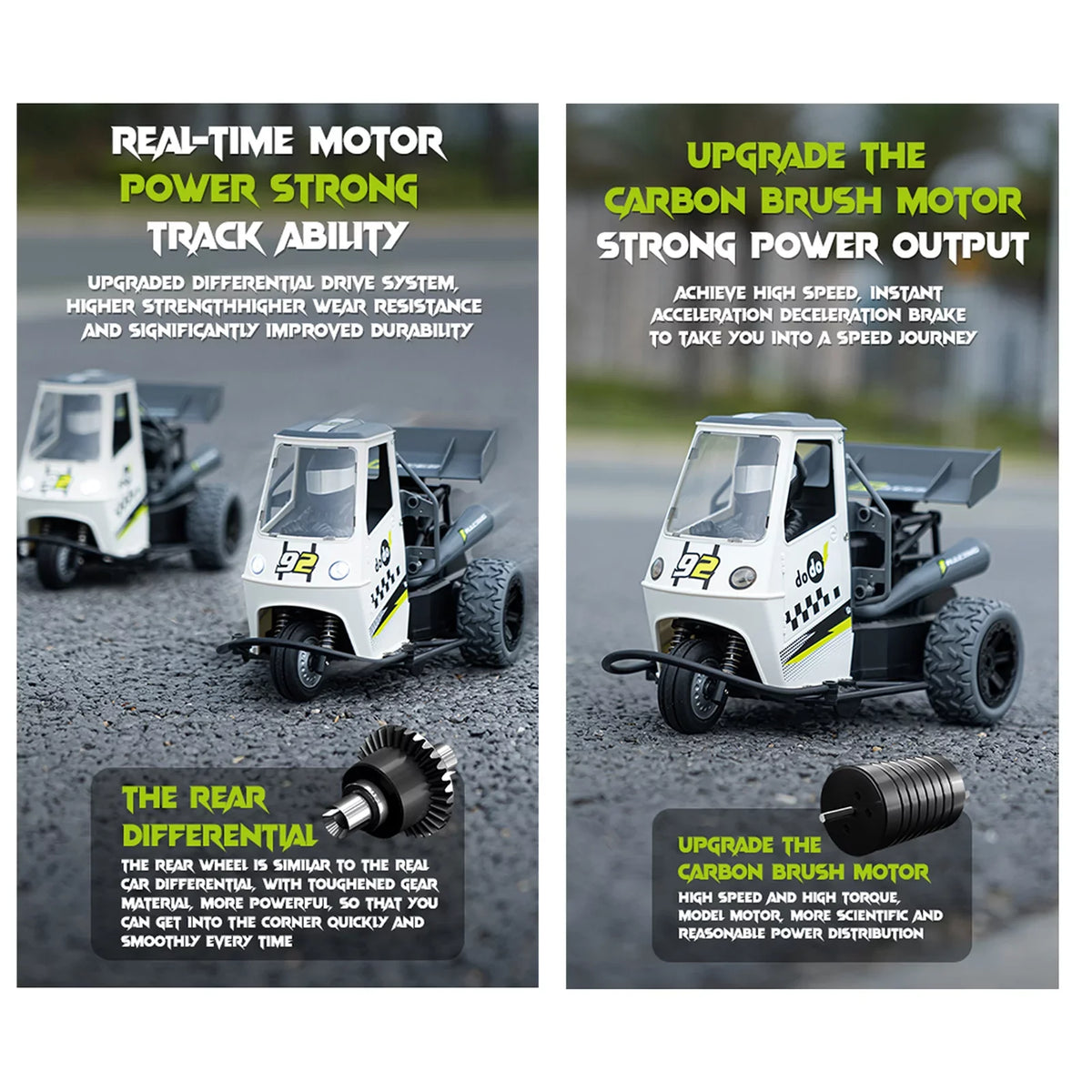 Racing Toy, for High Speed Spray Light with Motorcycle Function, design Pinnaco Control Action Thrilling Remote