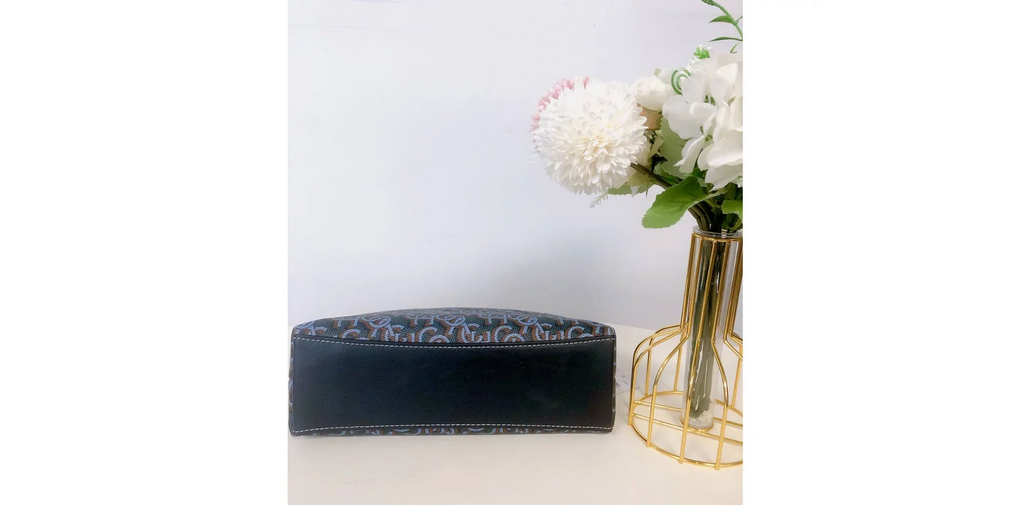IN Print CF343 Coach Navy Crossbody Monogram Coach Madi With