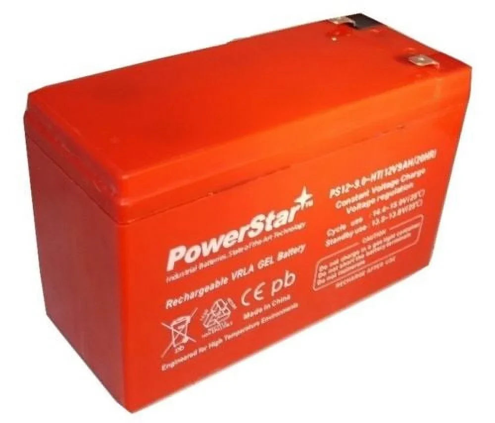 Battery Replacement BATT9AH HIGH Gel TEMP Cell 12-volt 9-Amp Aqua-Vu PowerStar
