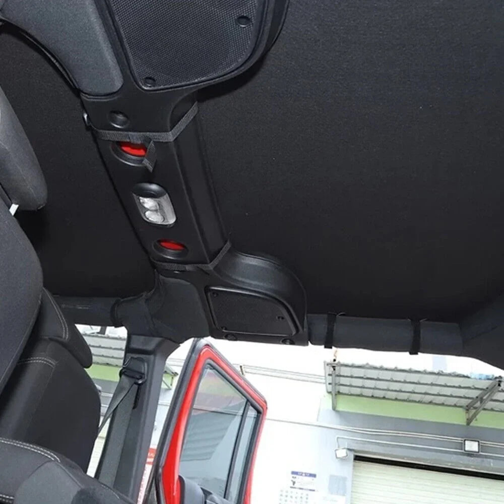 Durable JK/JKU 2007-2018, Protection, Top Sunshade & Install to Black, Jeep Easy KingFurt Leather Wrangler