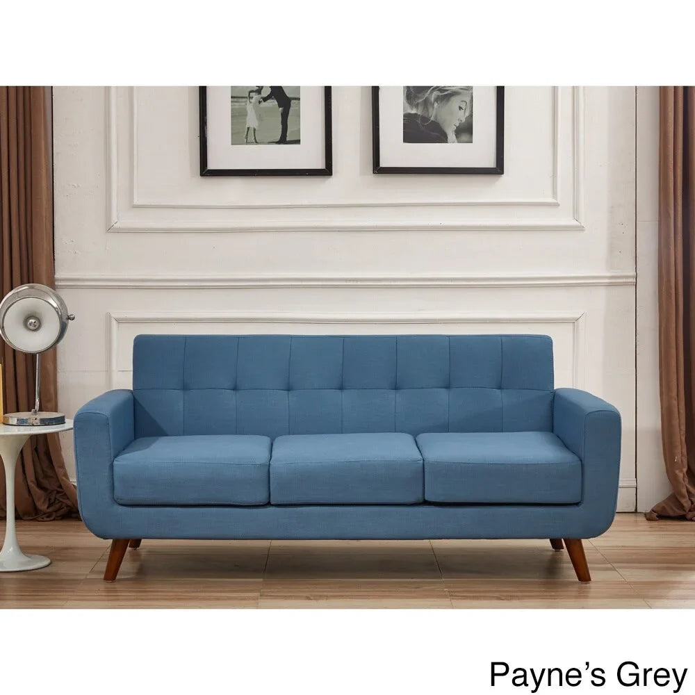 Grey Payne'S Rainbeau Pride Linen Mid-century Furniture US Tufted Furniture Pride Sofa Grace U.S. Upholstered
