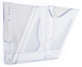 Folder (Clear File Set Legal Acrylic) Pocket, Holder, of Wall Office or Letter 6- Single