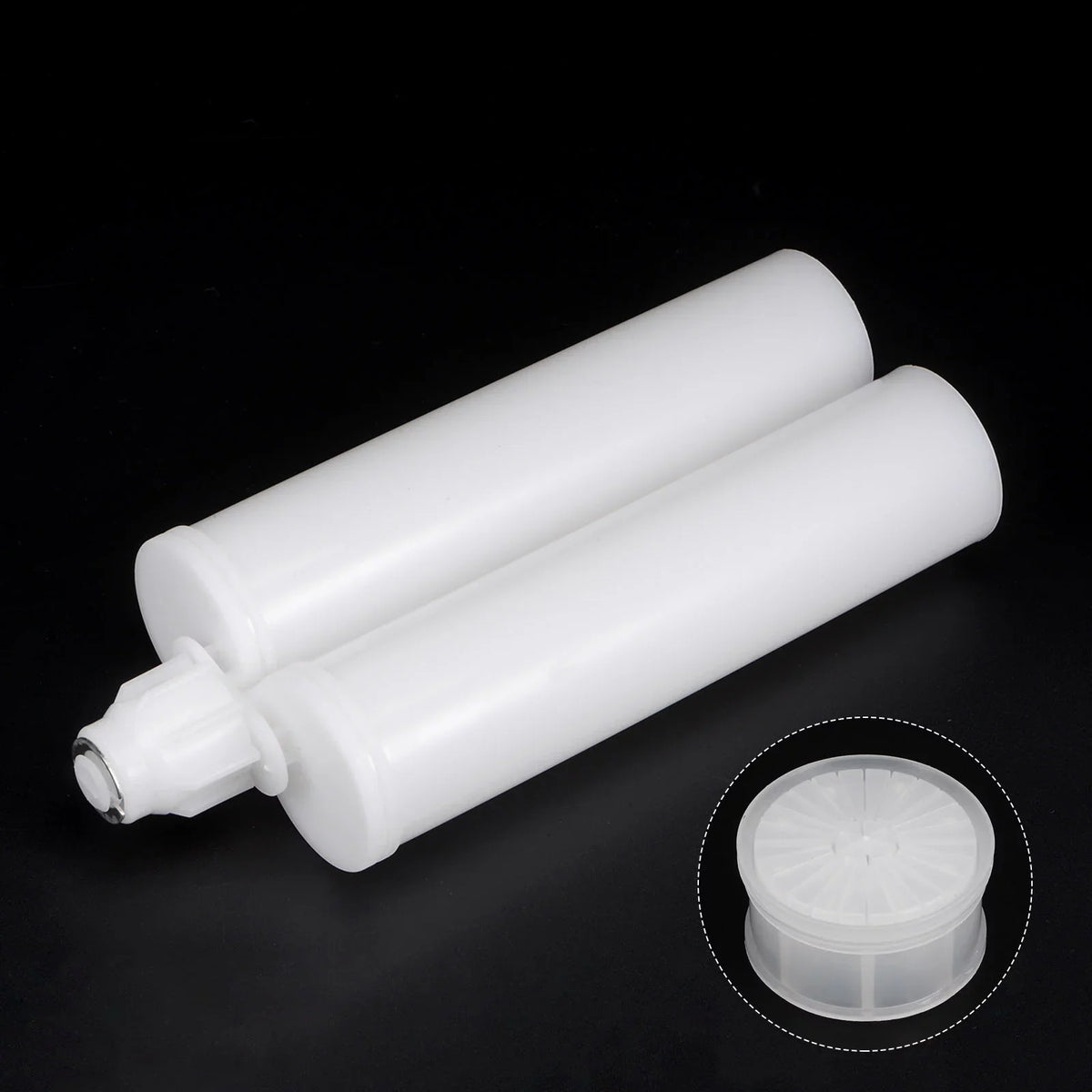 1:1 2Pack Gun with for Plastic Cartridge Uxcell Dual Tube Mixing Epoxy 400ml/13.5oz Adhesive Cartridge, Glue