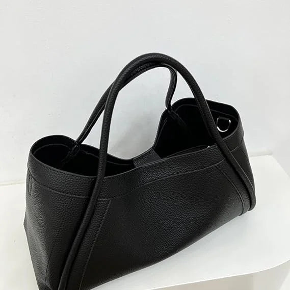 Bag Work Namzi for Women,Slouchy Oversized Bags,Genuine Capacity Tote Bag（White） Vegan Leather Tote Leather Shoulder Large