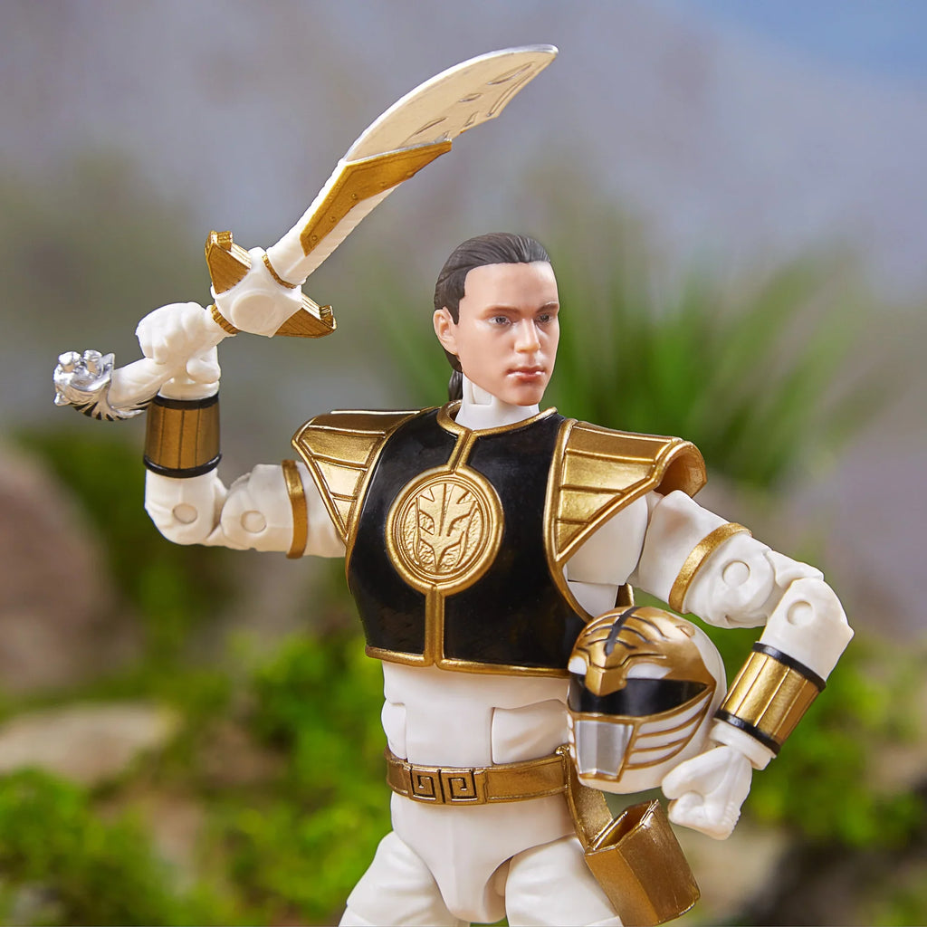 6-inch Morphin White Rangers Lightning Ranger Mighty Collection Power Figure