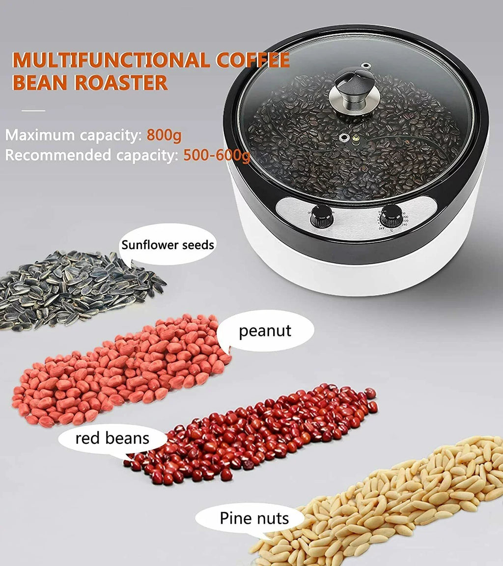800W Machine Roaster Shanna 800G Coffee Coffee Home for Commercial Roaster 110V Bean Electric