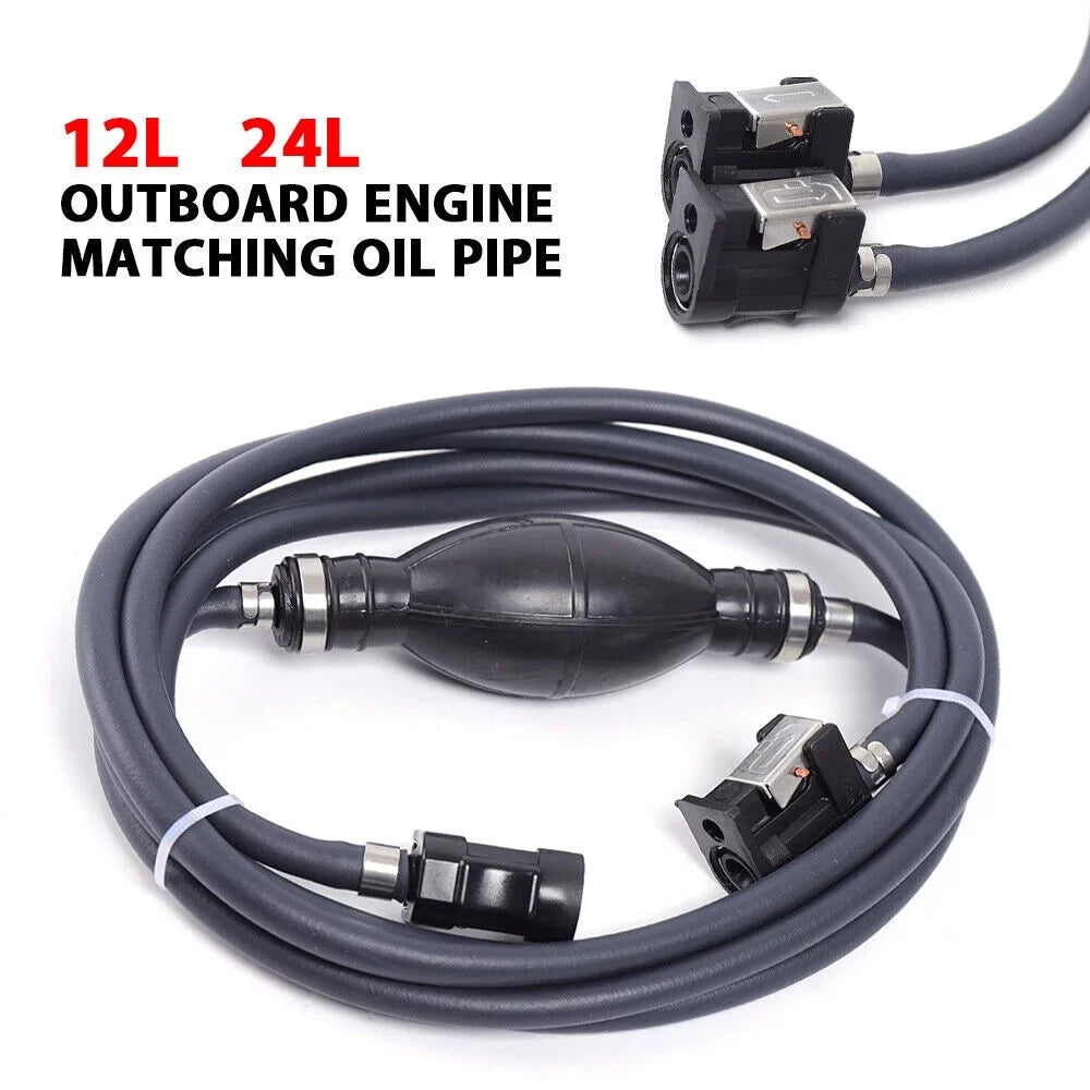 Assembly for Fuel Oil Hose Tube Line Marine Motor Boat air-filled Gas Tank Boat Connector Kayak ZhdnBhnos Outboard
