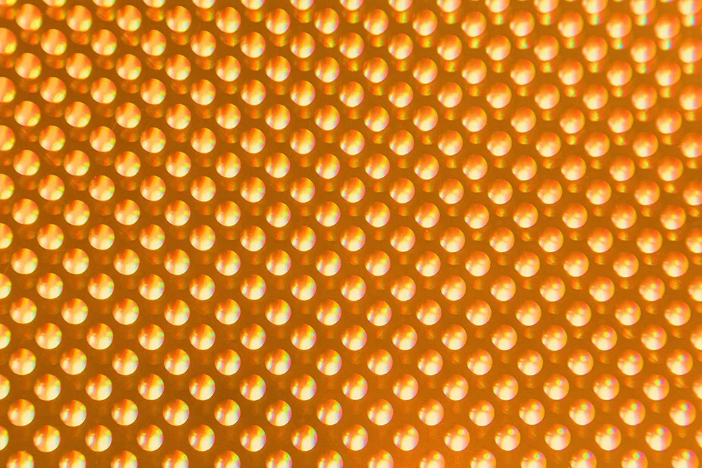 Bubbles Premium Cricut Permanent-Holographic Vinyl, Tangerine