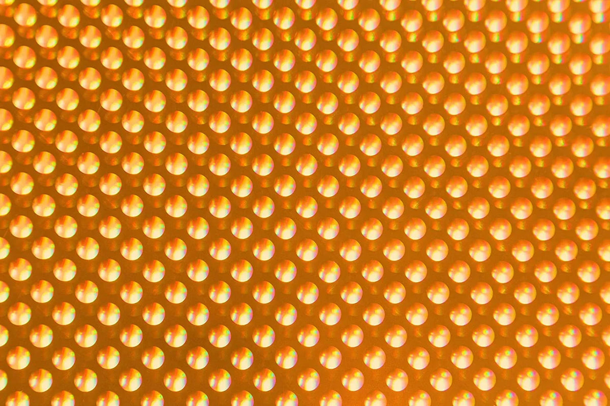 Bubbles Premium Cricut Permanent-Holographic Vinyl, Tangerine