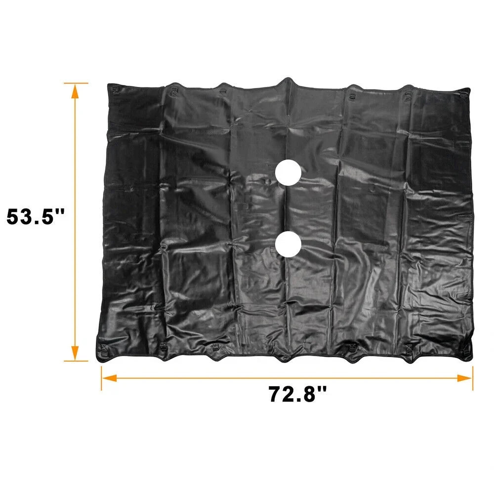 Durable JK/JKU 2007-2018, Protection, Top Sunshade & Install to Black, Jeep Easy KingFurt Leather Wrangler