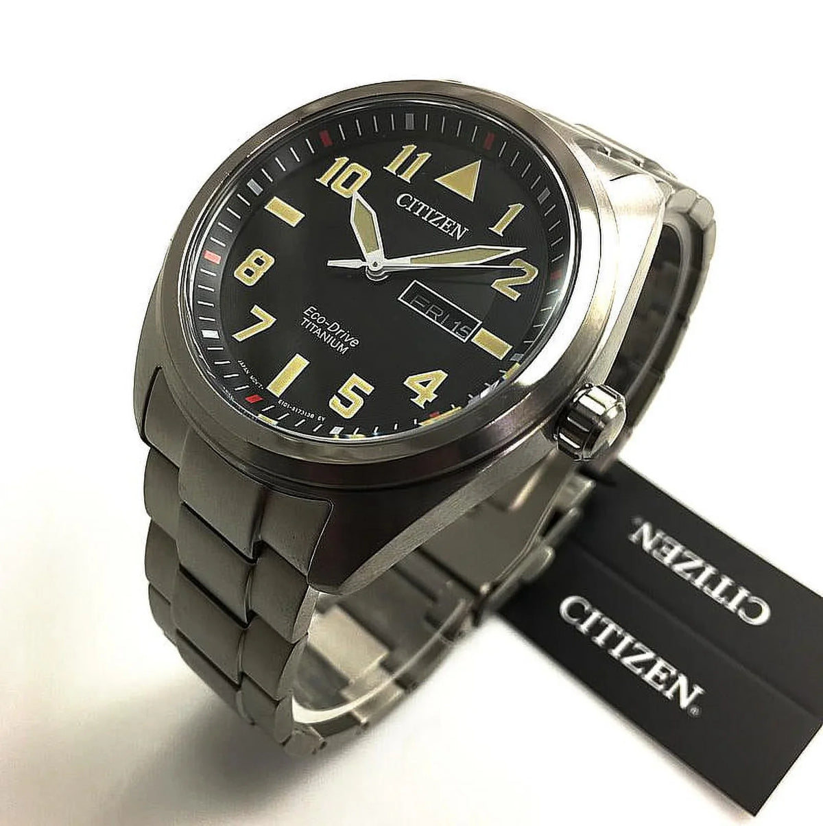 Titanium Eco-Drive Men's Watch Super Citizen Solar Power BM8560-53E
