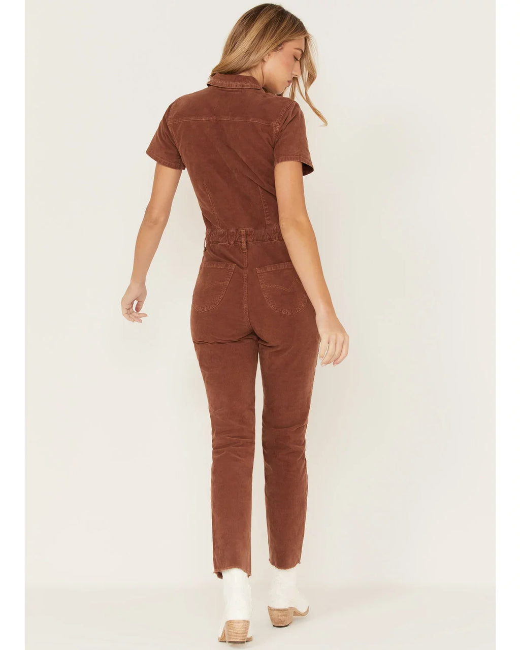 Brown Wolf US Cleo + Jumpsuit Large Dark Women's Corduroy