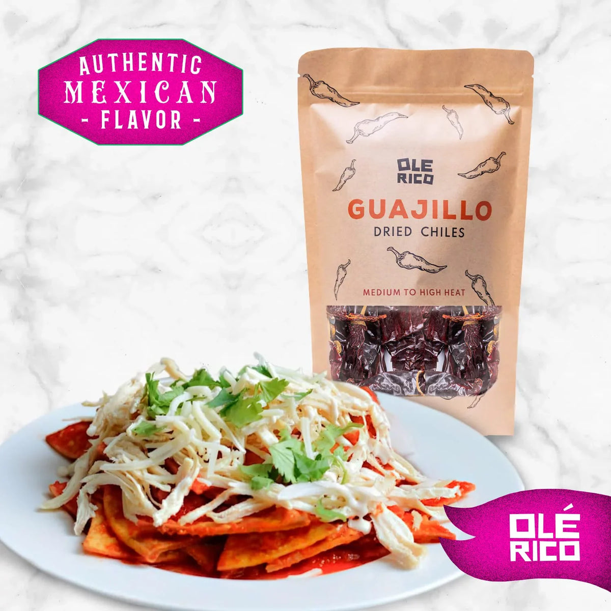 '- Bags Dried Ancho 3 Mexican and Chiles The Spicy (12 Chiles, - - oz OLÉ Pack In Peppers Great - - Trio Packaged Total) RICO Arbol Chile Recipes Chiles For Guajillo Bundle Resealable