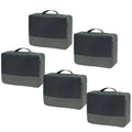for Set Travel 7Penn Organizers Packing Luggage 5pk Premium Cubes - Black