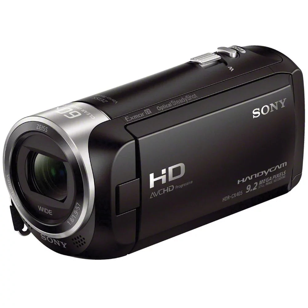 64GB + + Sony Kit Tripod Handycam HDR-CX405 - HD Case