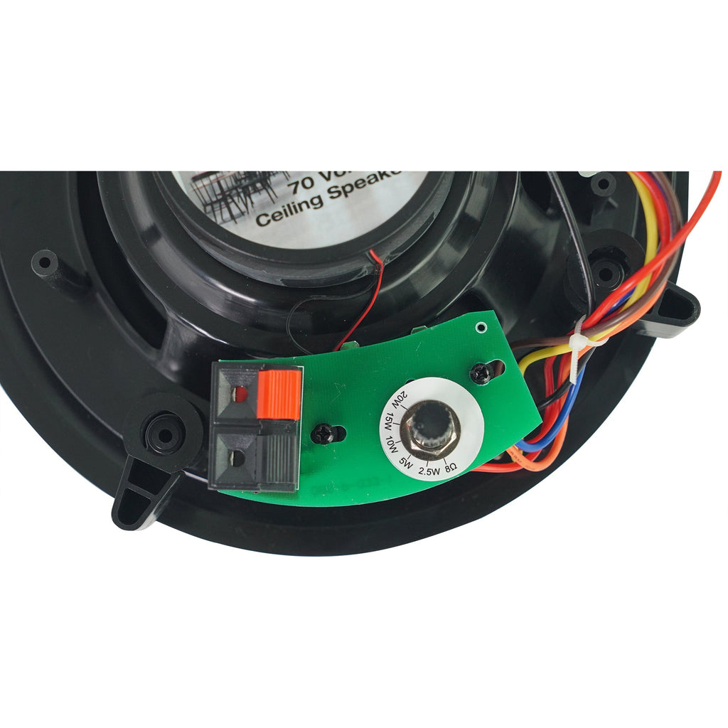 Speakers Black 6-Zone for 3.5" Cube+(2) JBL Office/Hotel Pendant+Ceiling Amp+(6)