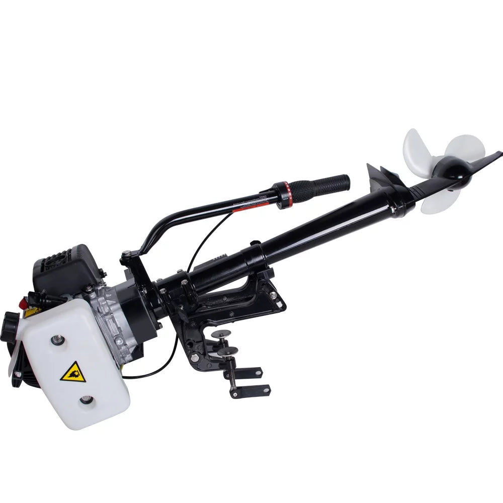 Boat 3.6 setup Air 55CC With Engine 4 Stroke Cooling Outboard Motor