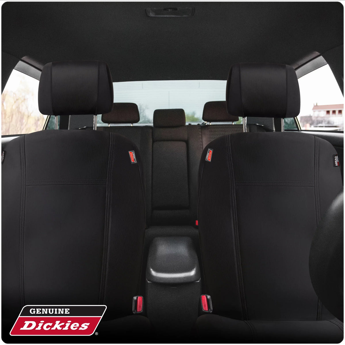 Front Dickies from Seat Car, SUV Truck, Puncture-Resistant Covers, Universal Fit 2-Piece Pets, Protect Black