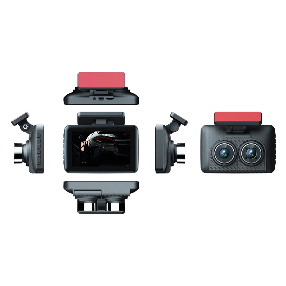 Driving Pinnaco Angle Cam Safety Rearview Cameras Recorder Dash Car Camcorder Wide 3 Mirror