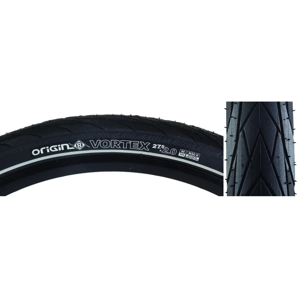 Vortex Vortex Origin-8 Bk/bk/ref Tire Wire Belt Or8 27.5x2.00
