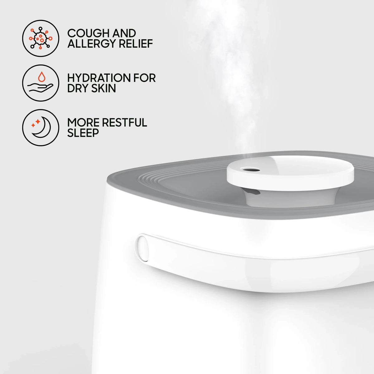 Mist White Ultrasonic Image Humidifier, Sharper 4 (New)