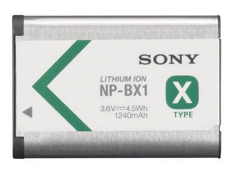 for Cyber-shot Cam-HDR-AS200, NP-BX1 mAh HDR-GWP88 1240 Action - AS50; Sony Camera WX500; DSC-HX80, battery Handycam Li-Ion RX1R, - HX90,