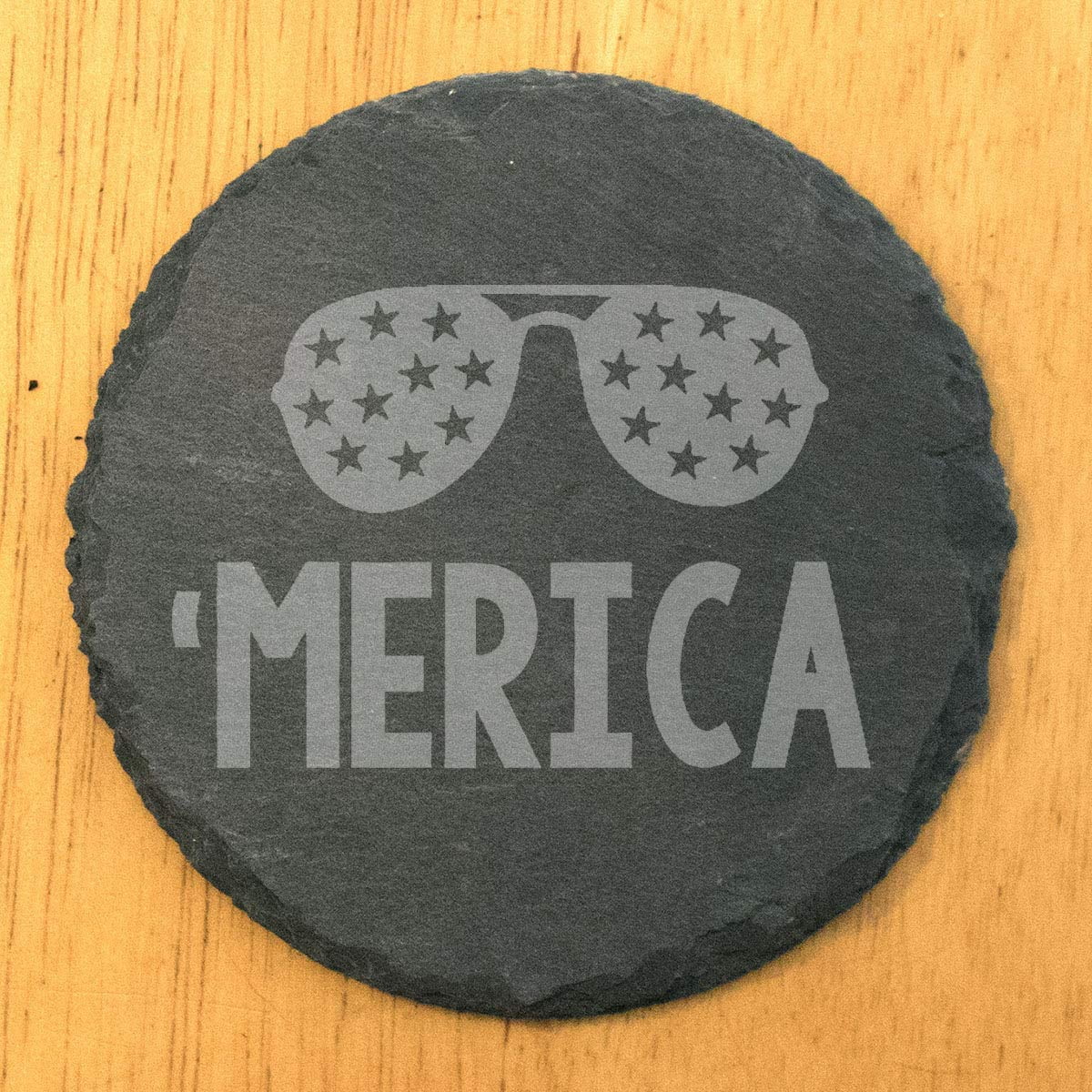 'Merica Of - Se - Round Slae Sunglasses Coasers 5