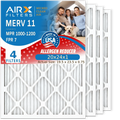 Pleated AIR. to WICKED by USA MPR Made 7 FPR Air 4 20x24x1 Air Filters Comparable 1000, 20x24x1 11 MPR & Furnace Filter Conditioner Premium Electrostatic CLEAN FILTERS 1200 AIRX Filter MERV HVAC Pack