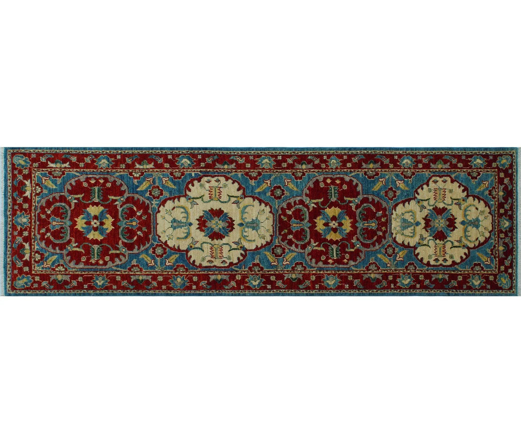 Melba Aria Runner, 9'10" x Blue/Red 2'10" Lt.