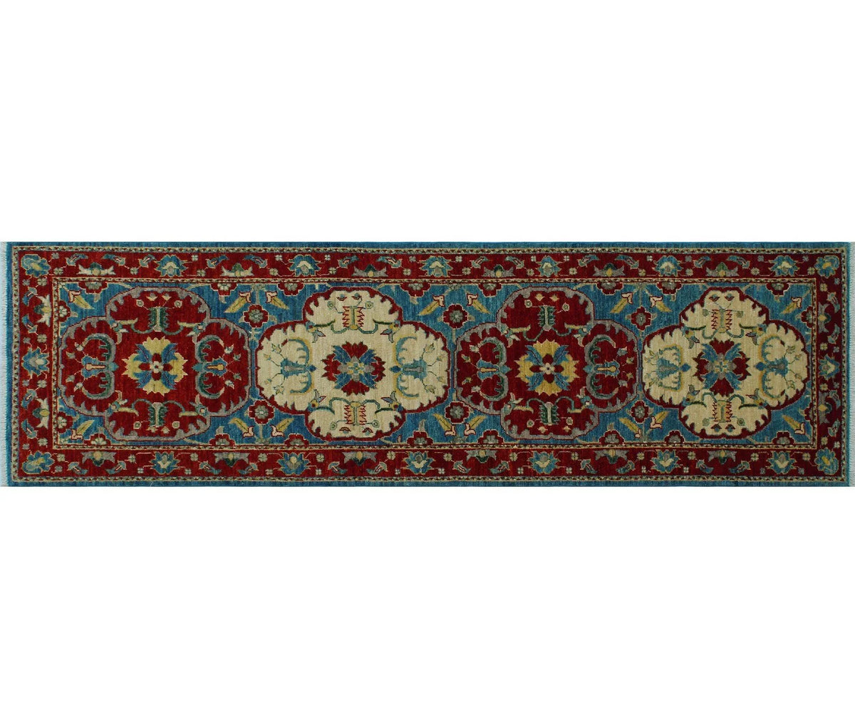 Melba Aria Runner, 9'10" x Blue/Red 2'10" Lt.
